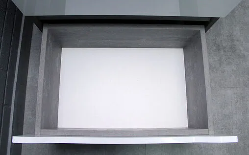 Тумба-умывальник напольный Айсберг Ева 60 белый/бетон DA5915T+4670142930044