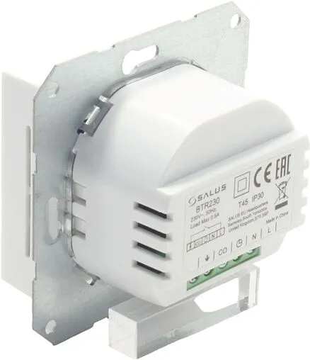 Проводной комнатный терморегулятор НО/НЗ 230В Salus EXPERT HTR белый BTR230(20)