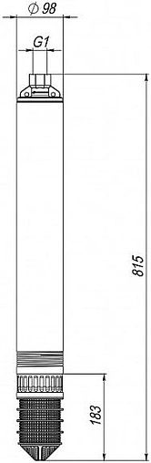 Насос скважинный центробежный 4&quot; Джилекс Водомет 55/75 5575