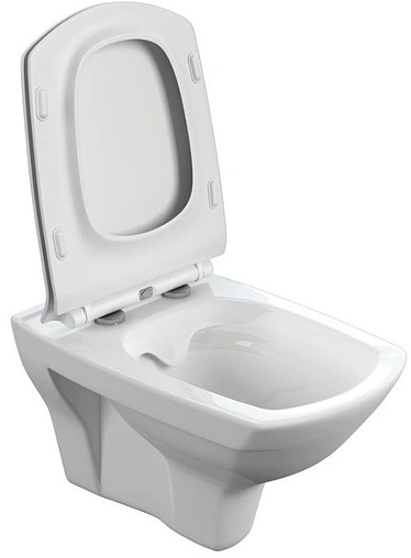Унитаз подвесной безободковый Cersanit Carina XL Clean On DPL EO slim белый S-MZ-CARINA-XL-COn-S-DL-w
