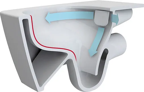 Унитаз подвесной безободковый VitrA Sento Rim-Ex белый 7748B003-0075