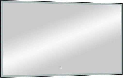 Зеркало с подсветкой Continent Sting Black Led 120x80 чёрный ЗЛП1698
