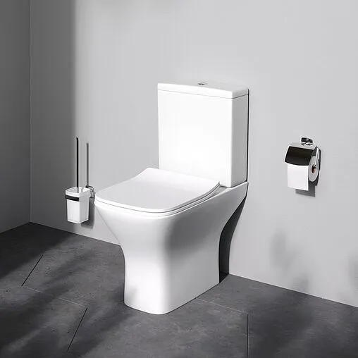 Унитаз-компакт безободковый Am.Pm Gem FlashClean белый C908601SC