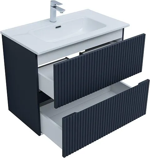 Тумба-умывальник Aquanet Джейн 80 маренго 00313302+