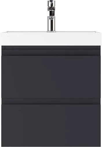 Тумба под умывальник подвесная Домино Graffo 50 графит DGr2110T