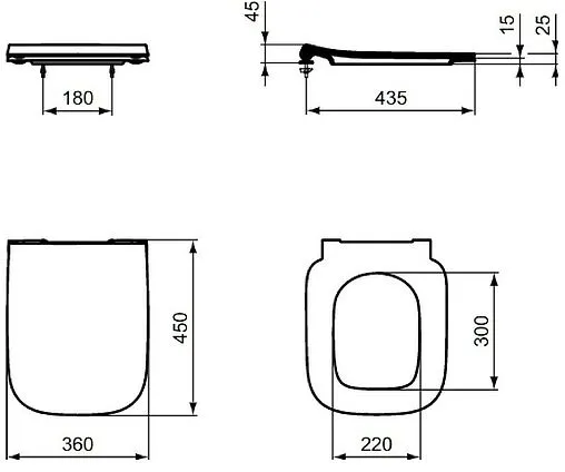Унитаз подвесной безободковый Ideal Standard I.Life B RimLS+ белый ZZ0002