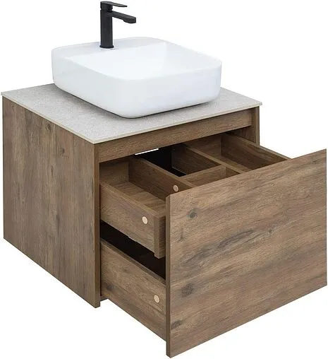 Тумба-умывальник Aquanet Nova Lite 60 дуб рустикальный 00249511+00242905