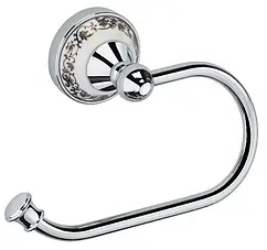 Держатель туалетной бумаги Fixsen Bogema хром/белый с рисункомFX-78510A Держатель туалетной бумаги Fixsen Bogema хром/белый с рисункомFX-78510A