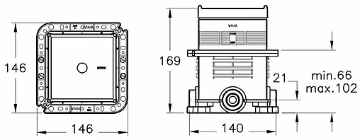 Душевая система со смесителем для душа VitrA Origin хром A49266EXP