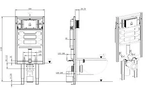 Инсталляция для подвесного унитаза Allen Brau Pneumatic Pro 2.0 9.11103.20 Инсталляция для подвесного унитаза Allen Brau Pneumatic Pro 2.0 9.11103.20, 2