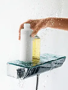 Душевая система с термостатом для душа Hansgrohe Raindance Select E 360 1jet хром/белый 27112400 Душевая система с термостатом для душа Hansgrohe Raindance Select E 360 1jet хром/белый 27112400, 4