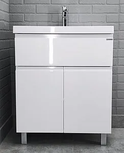 Тумба-умывальник напольная Домино Graffo 70 белый DGr2401T+4670142930037, 4