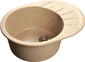 Мойка кухонная GranFest Rondo R-580L песочный Мойка кухонная GranFest Rondo R-580L песочный, 1