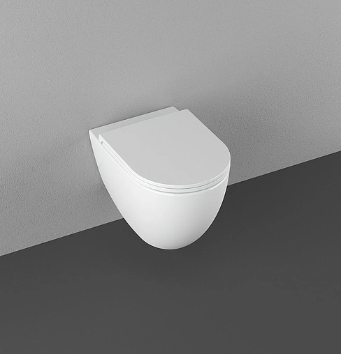 Крышка-сиденье для унитаза с микролифтом ISVEA F50 белый матовый 40KF0201I-S