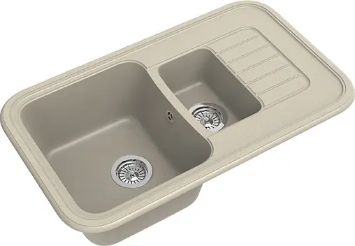 Мойка кухонная Ewigstein Antik A-R50 тёмно-бежевый