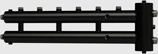 Распределительный коллектор 4 контура с гидрострелкой 1¼&quot;н x 1&quot;н Север-R-М4 1945010