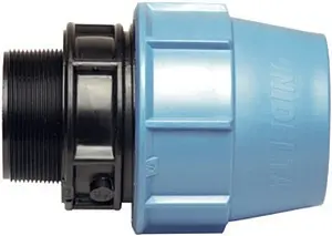 Муфта компрессионная переходная 50мм x 2"н Unidelta 1003051007 Муфта компрессионная переходная 50мм x 2"н Unidelta 1003051007, 1