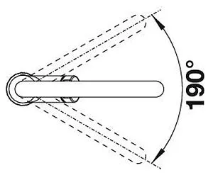 Смеситель для кухни с выдвижным изливом Blanco Carena-S жемчужный 520983, 3