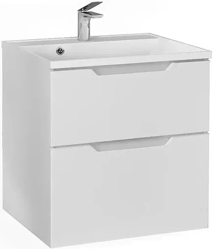 Тумба под умывальник подвесная Raval Wector 60 белый Wct.01.60/P/W/MD