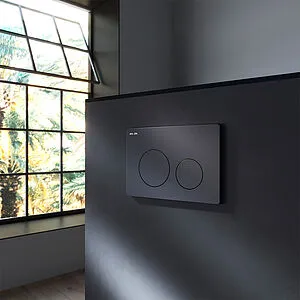 Клавиша смыва для унитаза Am.Pm PrimeFit L I090138 черный матовый Клавиша смыва для унитаза Am.Pm PrimeFit L I090138 черный матовый, 3