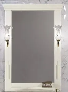 Зеркало Opadiris Риспекто 65 слоновая кость 00-00007056, 1