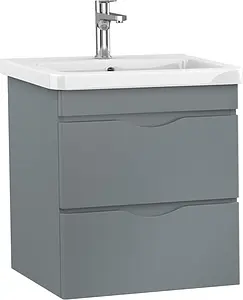 Тумба-умывальник подвесная ISVEA Neo 60 серый 21NGS329060E Тумба-умывальник подвесная ISVEA Neo 60 серый 21NGS329060E, 1