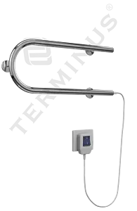 Полотенцесушитель электрический П-образный Terminus Электро 25 ПСЭ П 200x500 полированная сталь 4620768883934, 2