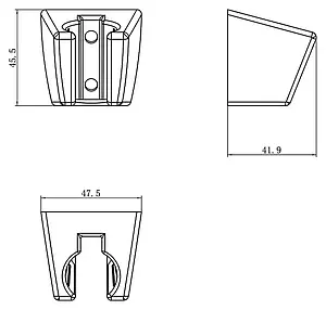 Держатель ручного душа Ravak 612.00 хром X07P345, 2