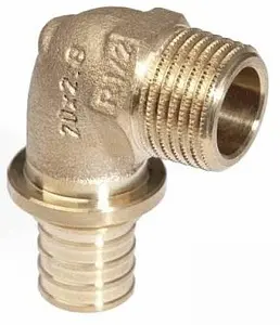 Уголок аксиальный переходной 16мм x ½"н Rehau Rautitan RX+ 14563471001 Уголок аксиальный переходной 16мм x ½"н Rehau Rautitan RX+ 14563471001, 1