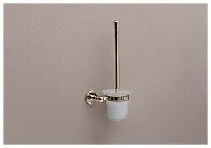 Ёршик для унитаза Aquanet золото 4688, 3