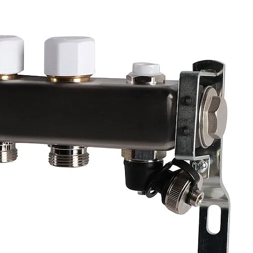Группа коллекторная с расходомерами 9 отводов 1&quot;в/в x ¾&quot;ек Rommer RMS-1201-000009