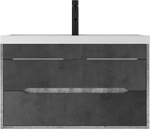 Тумба под умывальник подвесной Домино Loft 90 бетон DL5604T