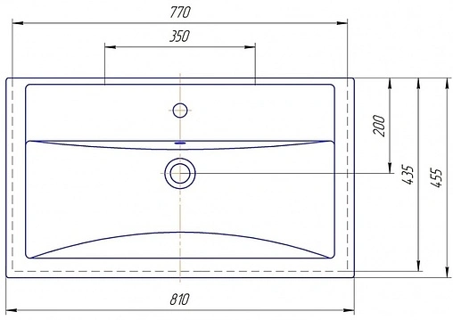 Тумба-умывальник напольная Aqwella Manchester 80 белый MAN01083+4640021064733