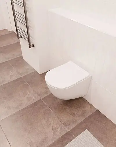 Комплект 5 в 1 AQUAme AQM42002CR с кнопкой хром глянцевый