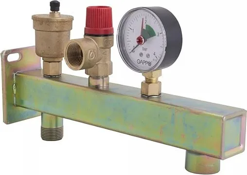 Группа безопасности расширительного бака до 44 кВт 1&quot; 3 бар Gappo G1452