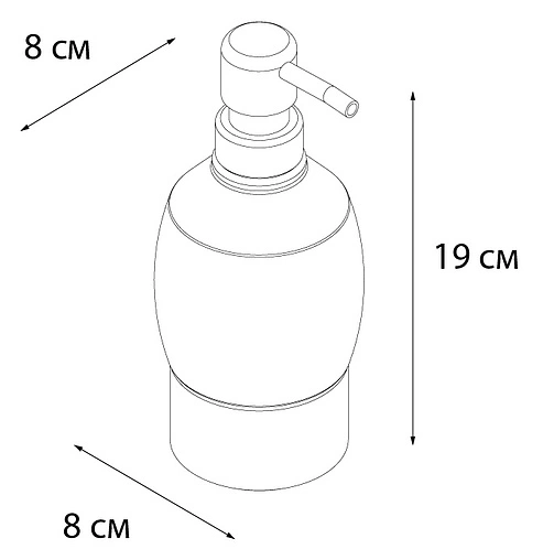 Дозатор для жидкого мыла Fixsen Bogema FX-782