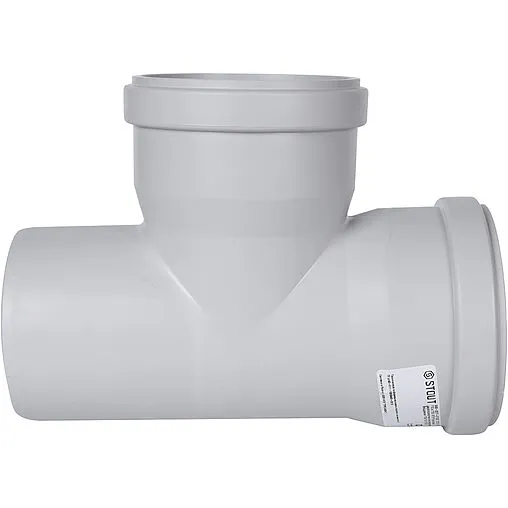 Крестовина двухплоскостная левая внутренняя бесшумная D=110x110x110мм Угол 87° Stout SKB-0017-011087