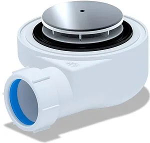 Сифон для душевого поддона Ани Пласт хром E450C, 1