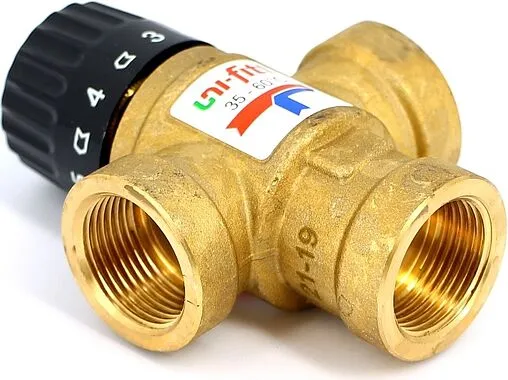 Трехходовой термостатический смесительный клапан ¾&quot; +35...+60°С Kvs 1.6 Uni-Fitt 350G3130