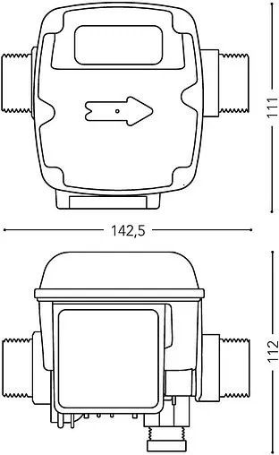 Реле потока Italtecnica SPIN SF-MMXX-64-000
