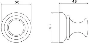 Крючок Aquatek Классик золото AQ4501PG Крючок Aquatek Классик золото AQ4501PG, 2