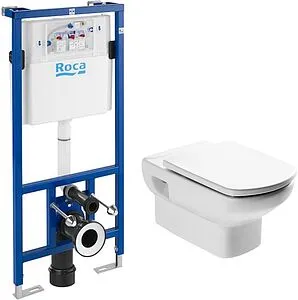 Комплект 4 в 1 Roca Dama Senso Rimless Set 1.2, 1