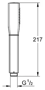 Лейка ручного душа Grohe Grandera хром 26037000, 2