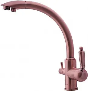 Смеситель для кухни с подключением к фильтру Swedbe Selene Plus медь 8044М Смеситель для кухни с подключением к фильтру Swedbe Selene Plus медь 8044М, 1