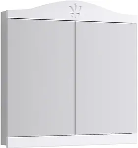 Шкаф-зеркало Aqwella Franchesca 85 белый FR0408, 1