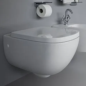 Унитаз подвесной безободковый Laufen Palomba Rimless c покрытием LCC белый 8.2080.2.400.000.1 Унитаз подвесной безободковый Laufen Palomba Rimless c покрытием LCC белый 8.2080.2.400.000.1, 3