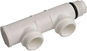 Коллектор распределительный проходной 2 отвода ¾"в/н x ¾"ек Henco Vision VSKEK-0502 Коллектор распределительный проходной 2 отвода ¾"в/н x ¾"ек Henco Vision VSKEK-0502, 1