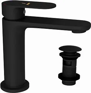 Смеситель для раковины Jaquar Opal Prime чёрный матовый OPP-BLM-15011BPMCLW, 3