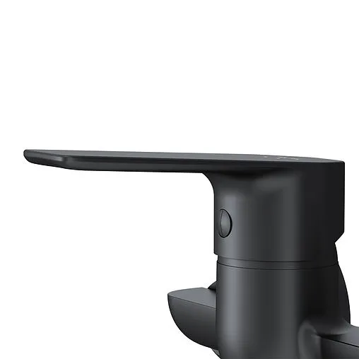 Смеситель для ванны с длинным изливом Am.Pm Gem чёрный матовый F90A90122 Смеситель для ванны с длинным изливом Am.Pm Gem чёрный матовый F90A90122