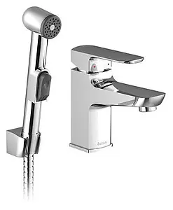 Смеситель для раковины с гигиеническим душем Ravak BM 011.00 хром X070076 Смеситель для раковины с гигиеническим душем Ravak BM 011.00 хром X070076, 1